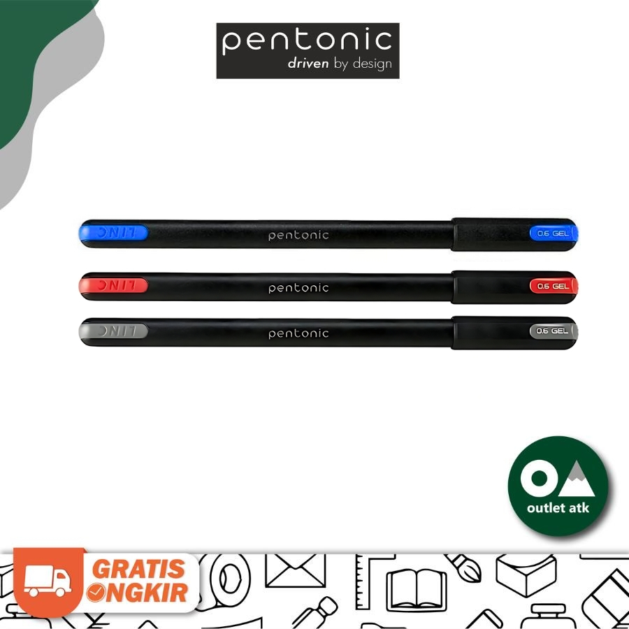 

Pentonic Linc Gel Pen 0.6mm - Pulpen Murah Original