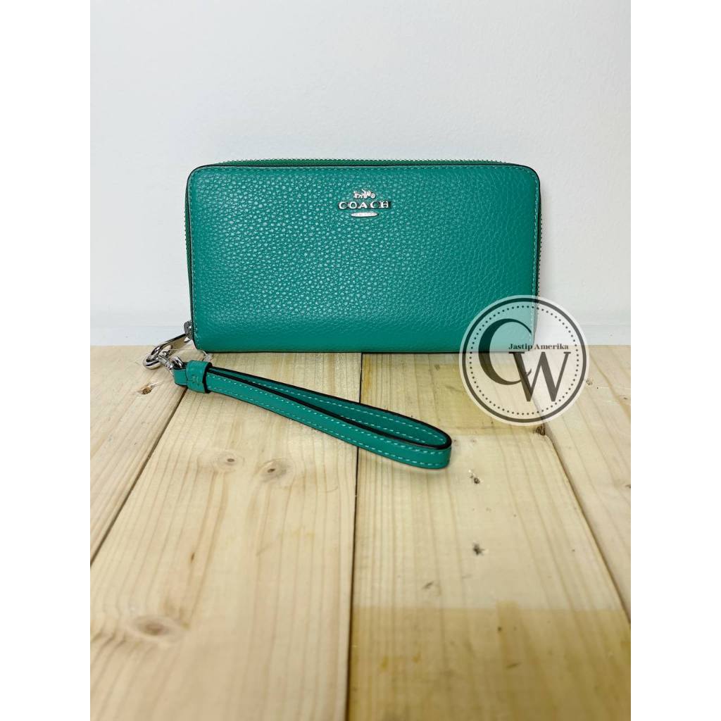COACH woman leather long wallet / Dompet Panjang perempuan