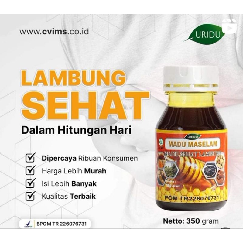 MADU MASELAM - MADU SEHAT LAMBUNG 350 gram