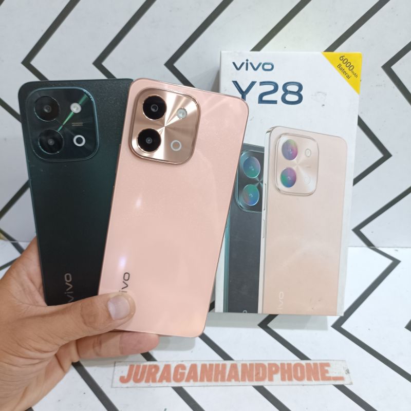 Vivo Y28 8/256GB 8/128GB Hp Second Bekas Fullset