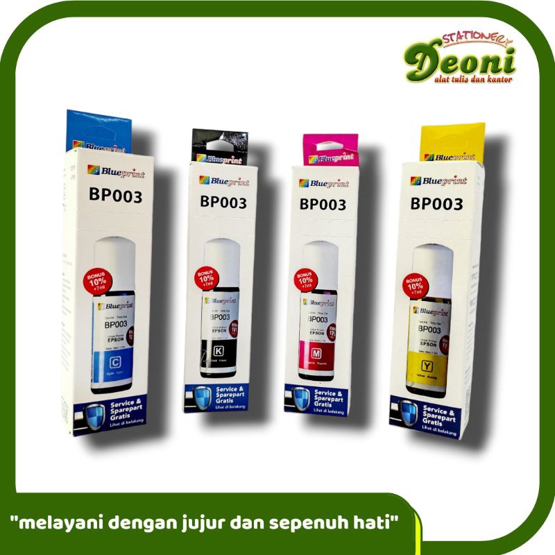 Blueprintt Tinta Printer Reguler 003 Epson 70ml