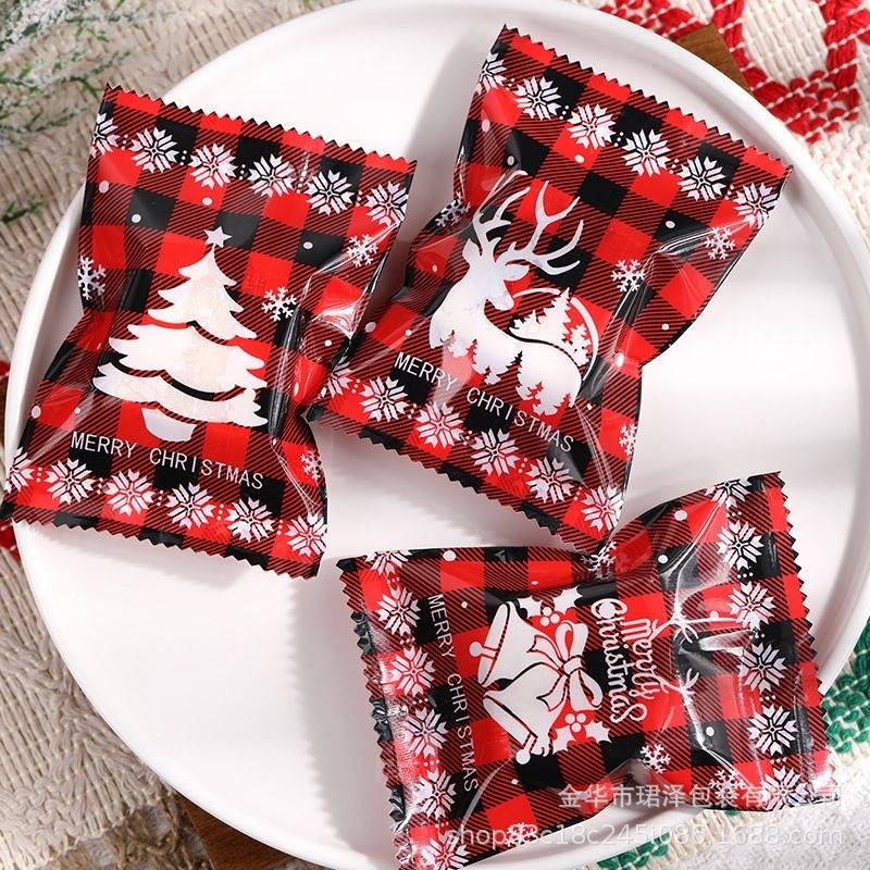 

(100lembar) plastik natal plastik kue natal plastik cookies natal terbaru