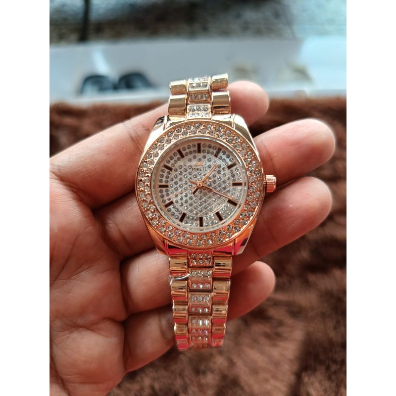 Jam Tgn Mirete Permata Original Wanita.