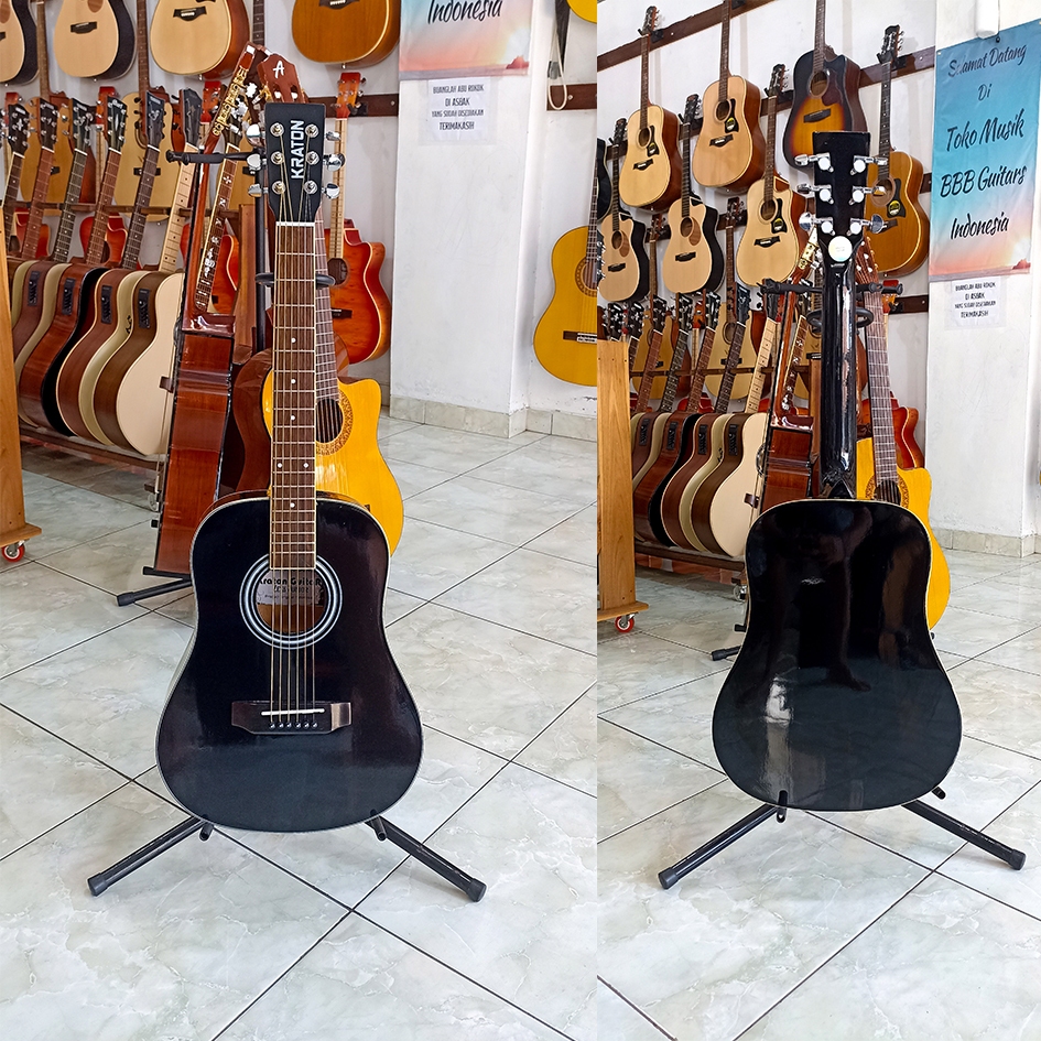 Gitar Original Kraton Junior Gitar Travel Gitar 3/4 Original Lokal