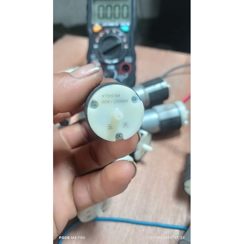 Dinamo aerator 6v versi pendek super silent