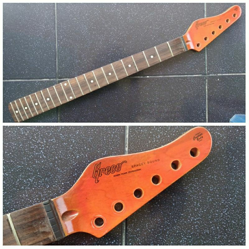 CEK DESKRIPSI  neck gitar listrik stratocaster kidal REVERSE