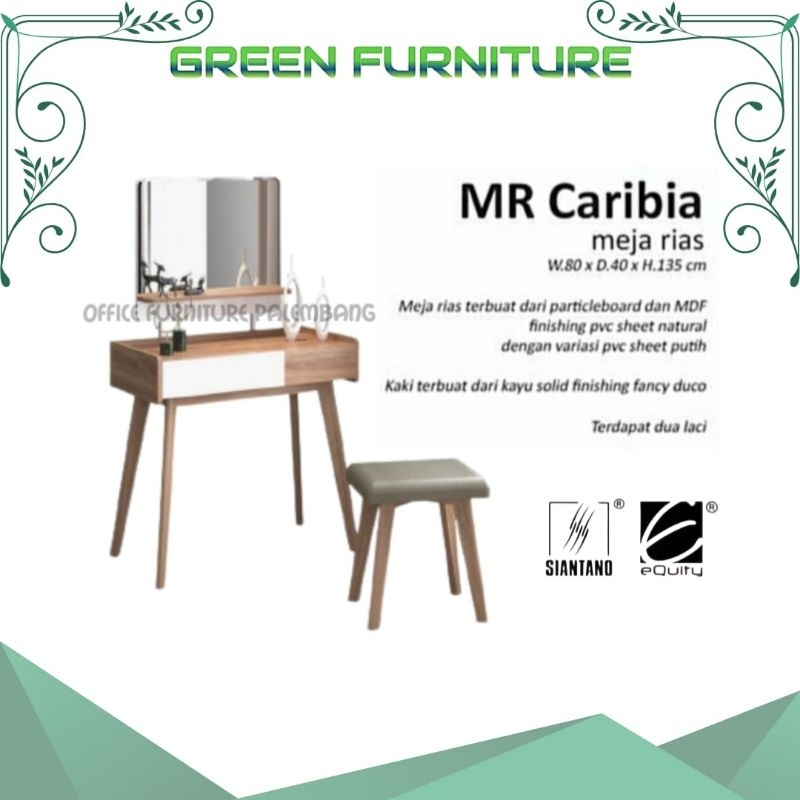meja rias siantano MR CARIBIA meja makeup cermin rias  dressing table