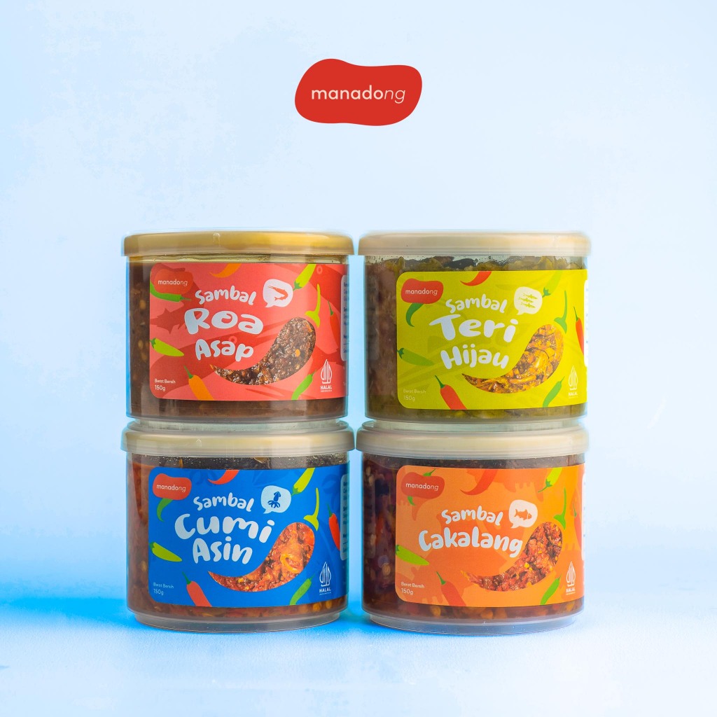 

Sambal Manadong - Paket Bundling isi 4 varian / Lebih Hemat