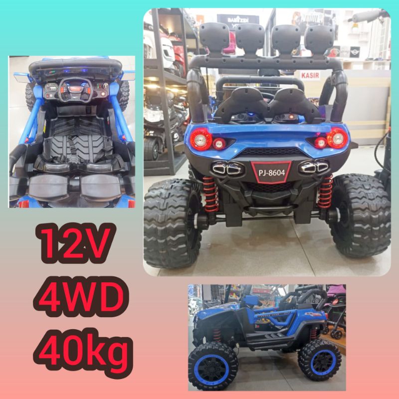 Mainan Mobil Aki Anak Jeep UTV Offroad PJ 8604 Pacific