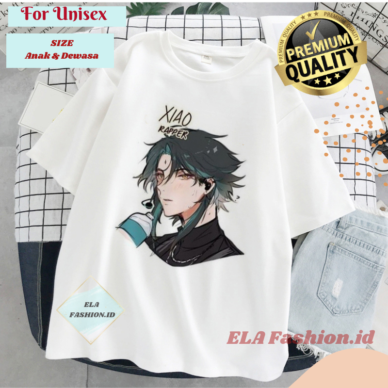 Kaos Xiao - Kaedehara Kazuha - Venti - Aether Gazer Anime Manga Genshin Impact T shirt