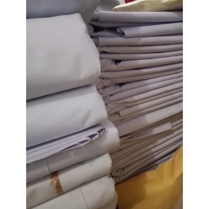 BAHAN SPANDUK POLOS PUTIH/BALIHO/BANNER/MMT KILOAN 20KG