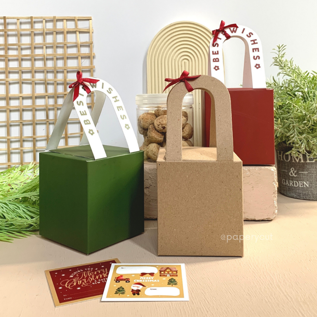 

Box Packaging Hampers Toples Cookies Natal / Christmas - Petitebag