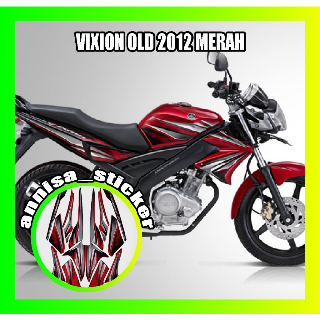 striping lis vixion old 2012 merah
