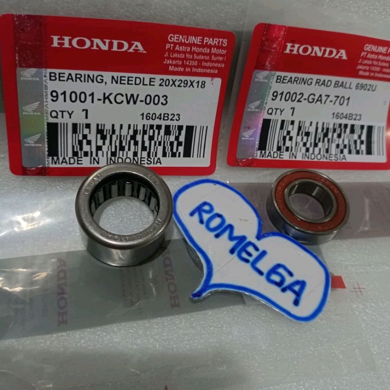 Bearing Pully Lahar Bambu Vario Beat Scoopy Spacy Beat FI Beat Esp Vario 125