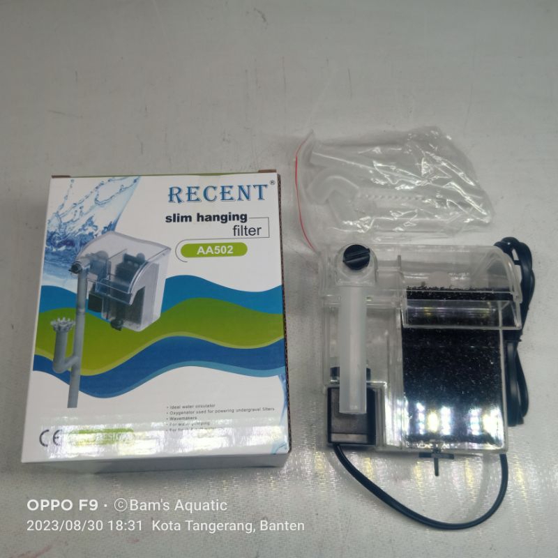 Filter Gantung Recent 502 /Pompa aquarium