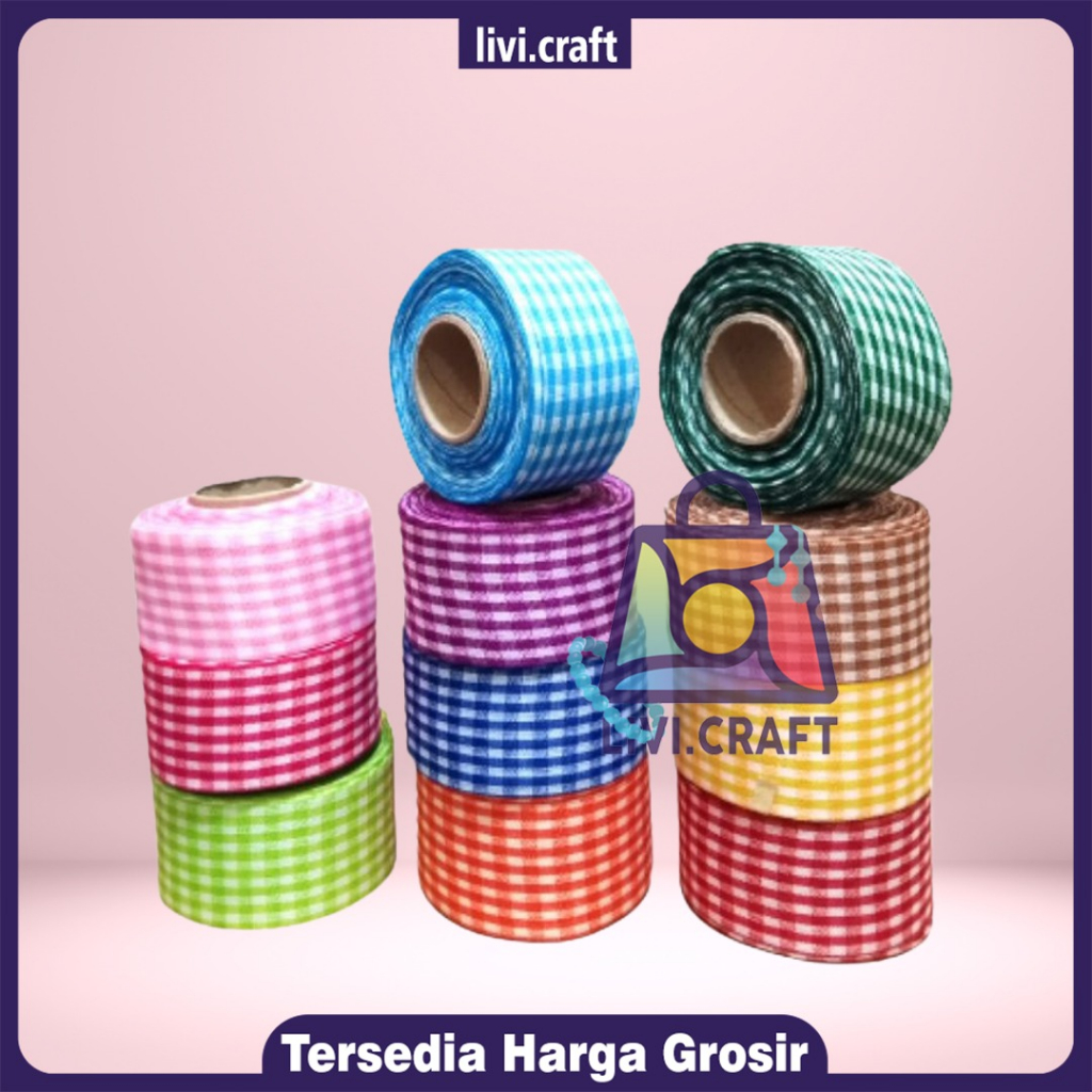 

Pita Kotak Per Roll 1/2 Inch (1,5 cm) , 3/4 Inch (2 cm) , 2 Inch (5 cm)