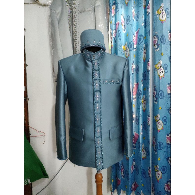 BESKAP BAPAK BESAN MODERN BAHAN BRIDAL BAJU BAPAK HAJAT
