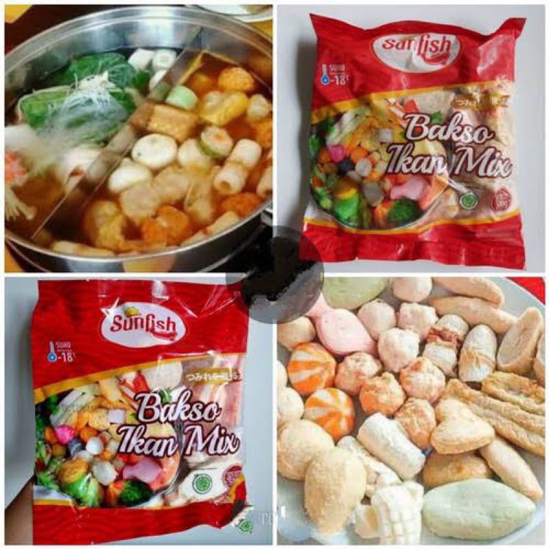 

SUNFISH BAKSO IKAN MIX 500 GR