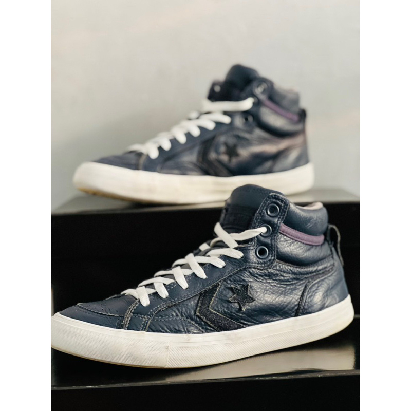 Converse Pro Blaze Plus Hi Leather Navy Size 41.5