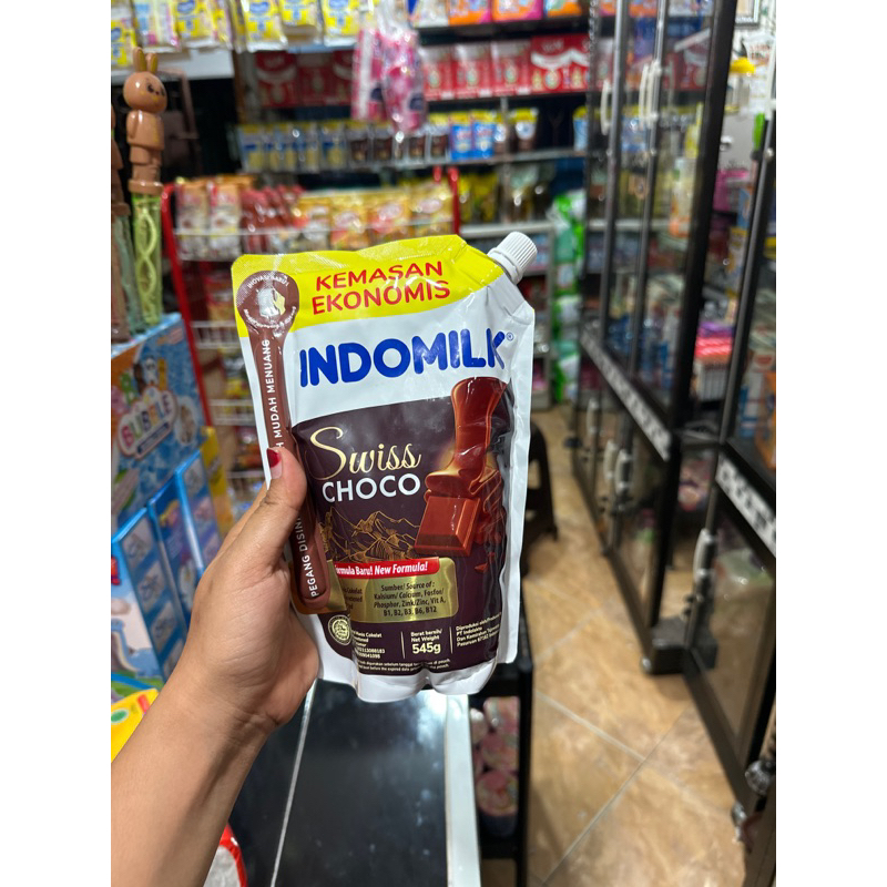 

Susu kental manis INDOMILK COKLAT pouch 545g