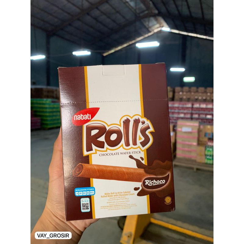 

Rolls Chocolate Stick | 120 g (20 bungkus / pieces @6g)