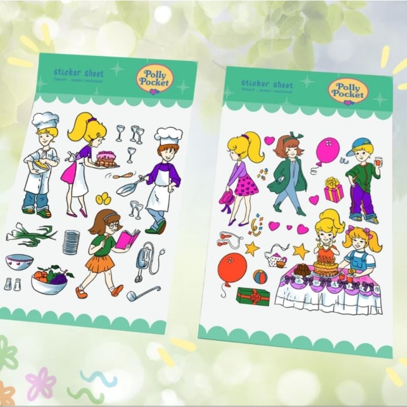 

Polly Pocket Fanmade Sticker Sheet