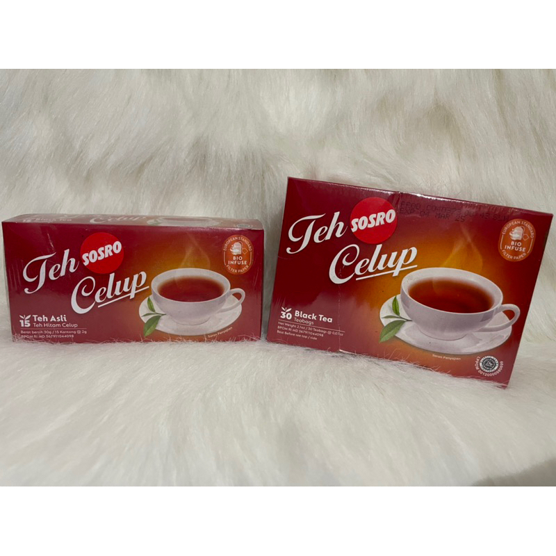 

TEH CELUP SOSRO ISI 15 PCS & 30 PCS