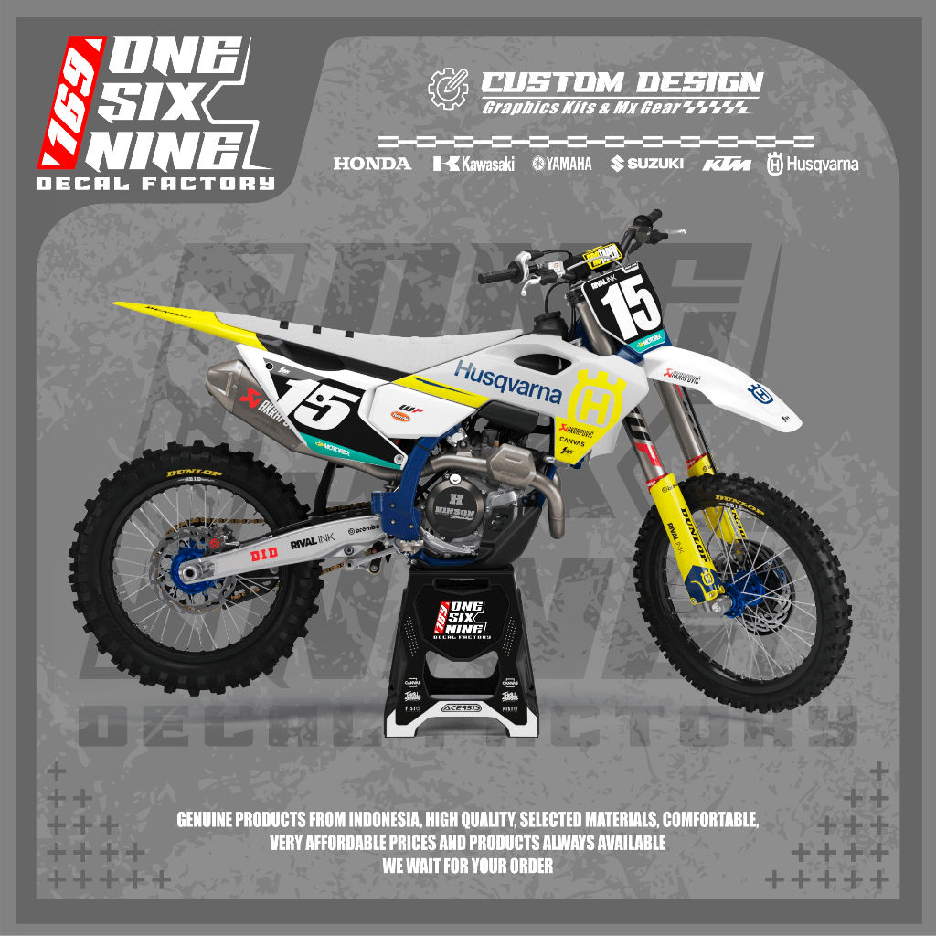 DECAL HUSQVARNA FC 450 2023 PREMIUM SUPERGLOSY