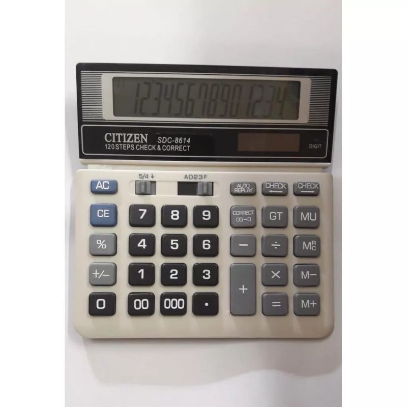 

kalkulator jumbo 14 digit citizen ct-8614, kalkulator alat hitung