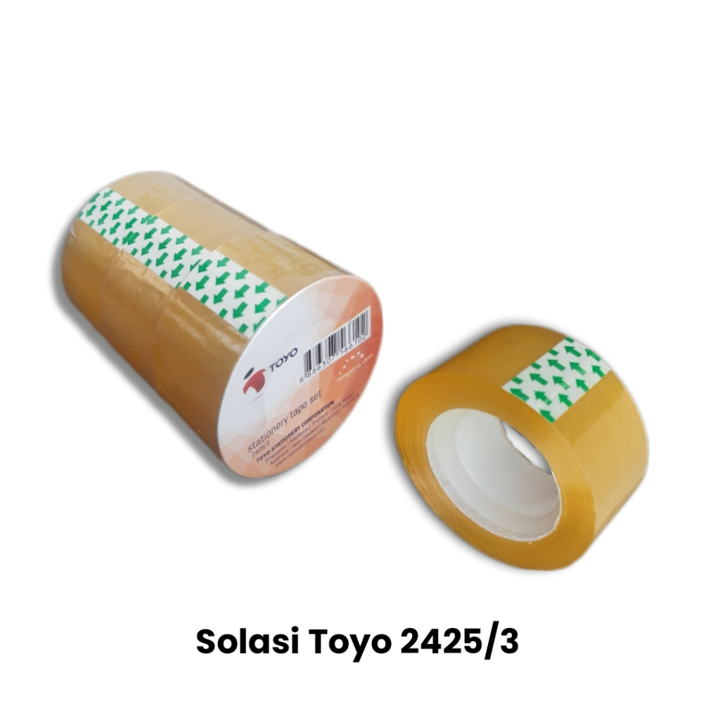 

Solatip Selotip Solasi Office Tape 24 mm 1 inch x 25 yard mini TOYO Cello Tape bagus