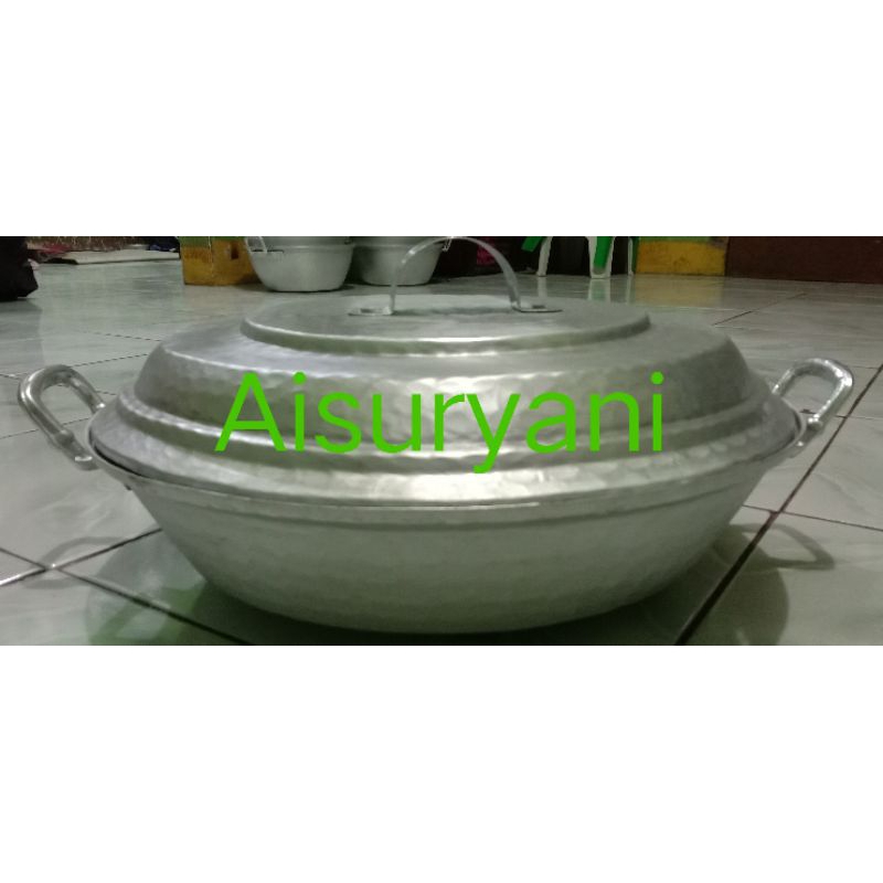 teflon/wajan datar pake tutup diameter 35cm