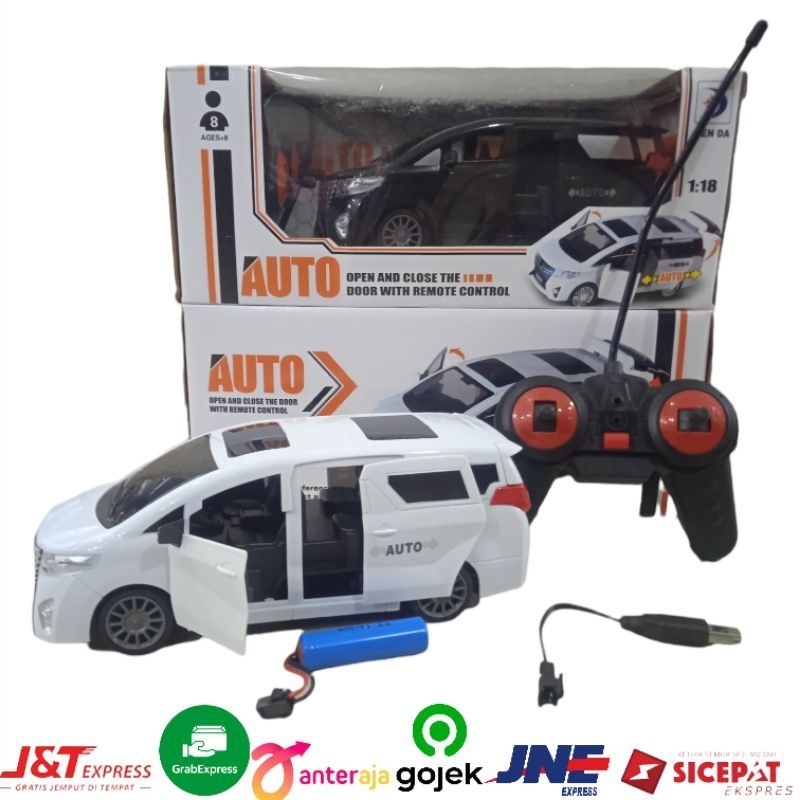RC Alpard charger Mainan mobil remot control Alpard batre cas