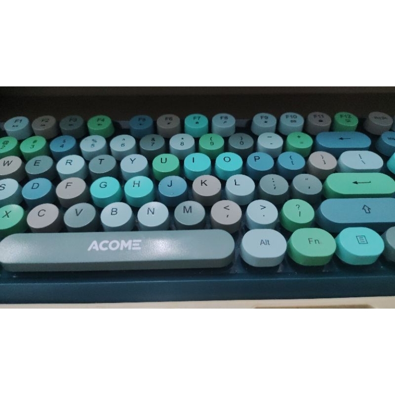 Acome Keyboard Mouse Combo Wireless Fashion Colours Tone AKM1000