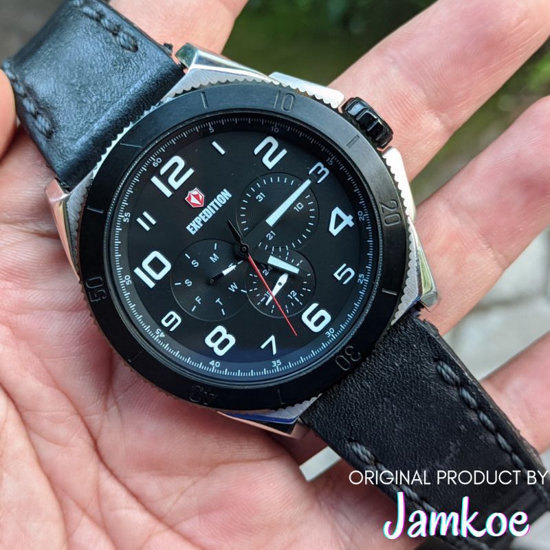 Jam Tangan Arloji Expedition Tipe E 6823 M Remaja Cowok Pria Analog Original Ori Murah Anti Air Stra