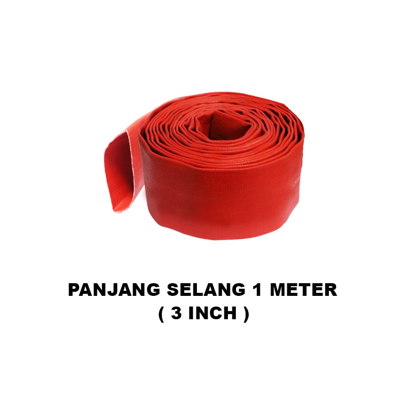 EELIC SEA-LY 1meter ada pilihan ukuran 2INCH dan 3INCH Selang air layflat pvc suny hose untuk sistem