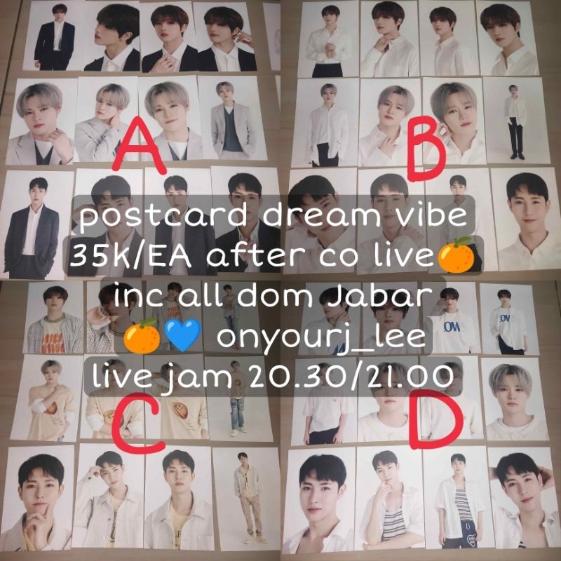 official postcard dream vibe nct dream exhibition