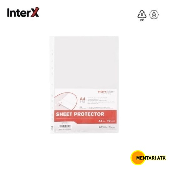 

PP Pocket / Sheet Protector A4 dan FC (Folio) Interxfolder