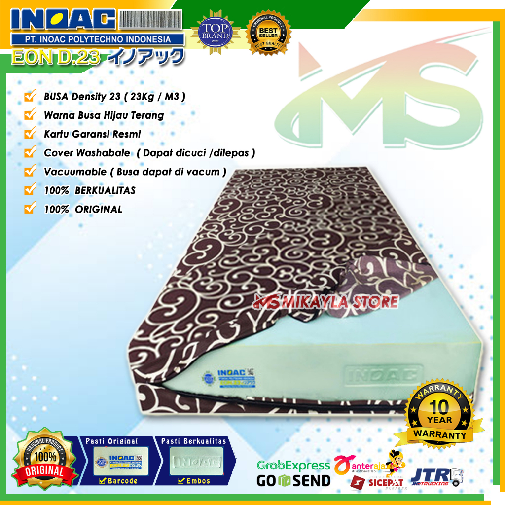 INOAC Kasur Lantai Single Bed  200x90 Tebel 10cm