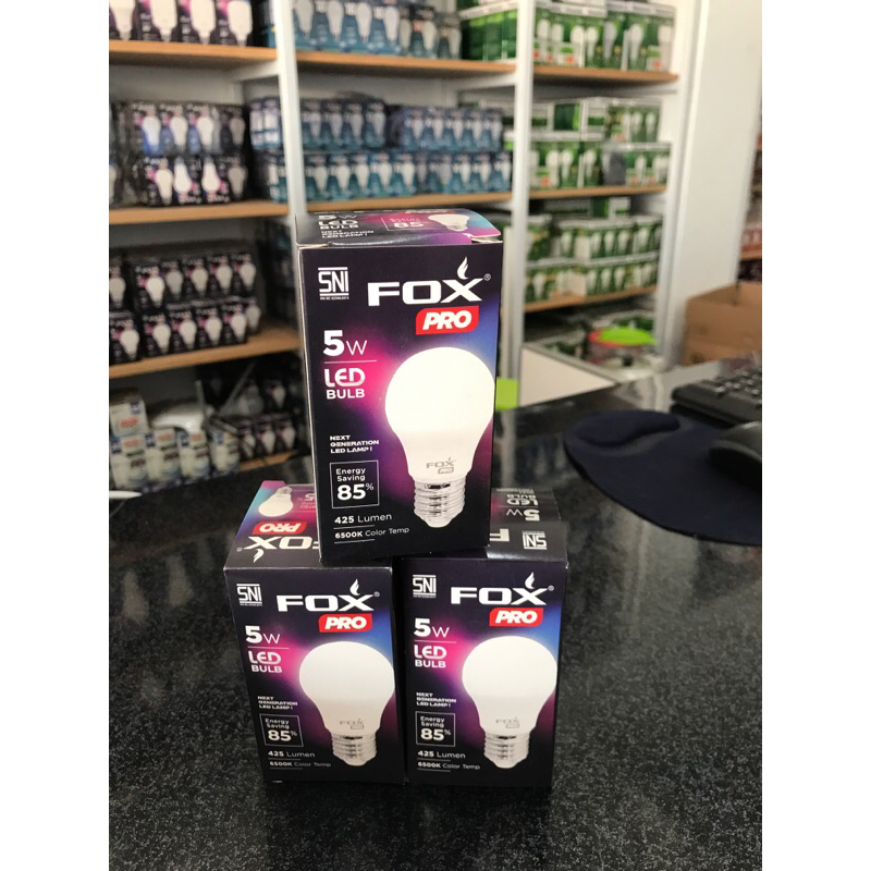 Lampu LED Fox Pro 5Watt Cahaya Putih