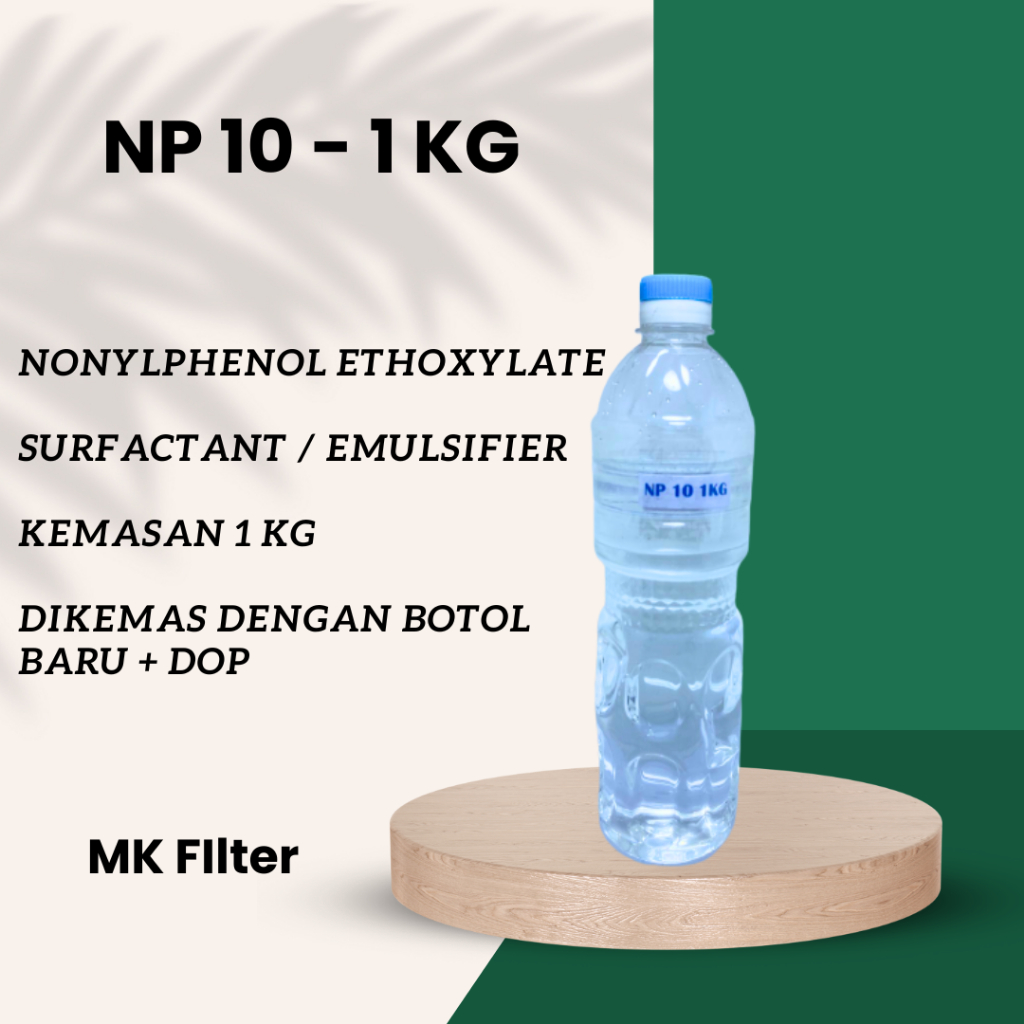 NP 10 Nonylphenol Ethoxylate 10 1Kg - Surfactant - Emulsifier