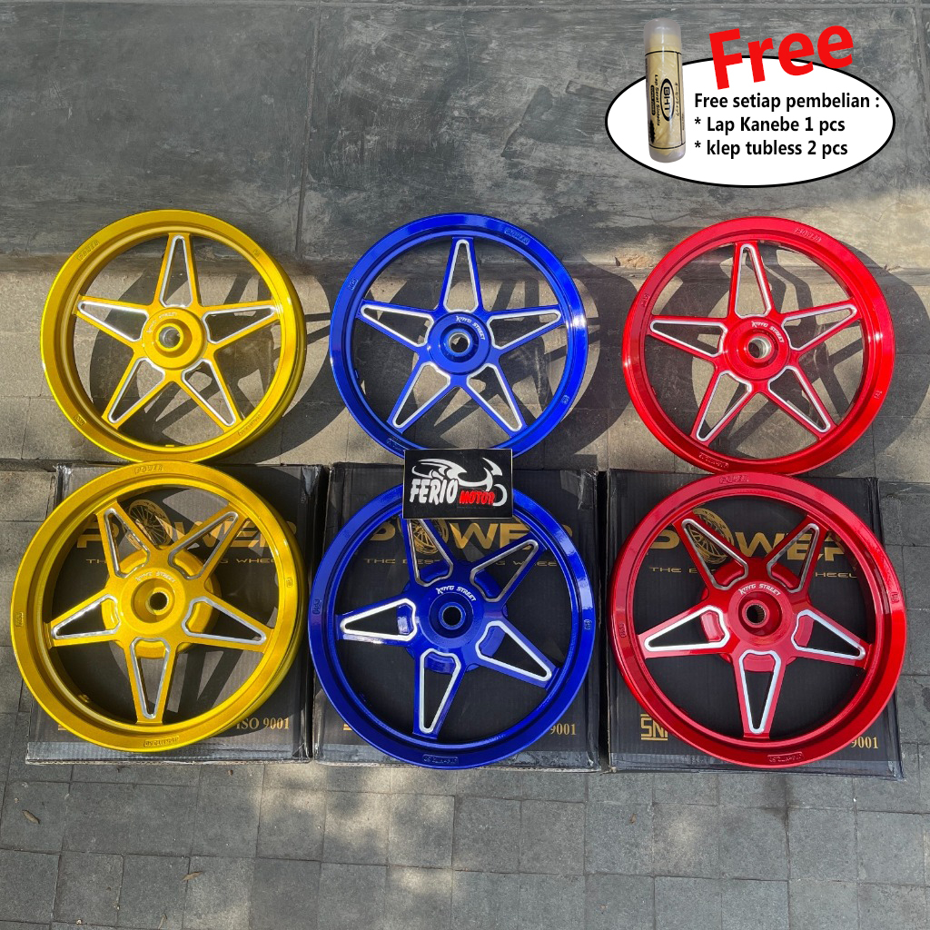 Velg Power King STREET Beat Vario 125 150 Scoopy