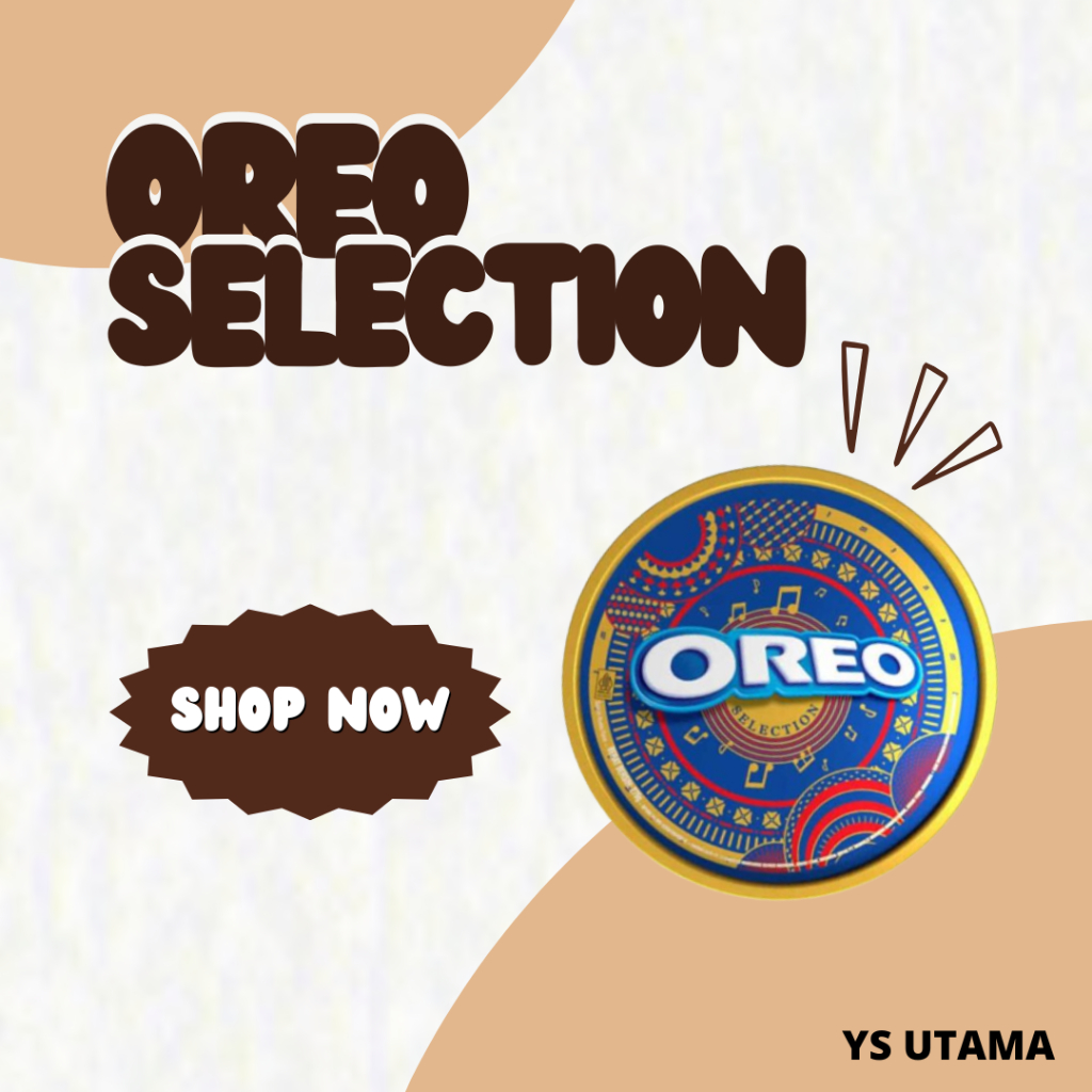 Biskuit Oreo Selection/ Kue kaleng - 276gr