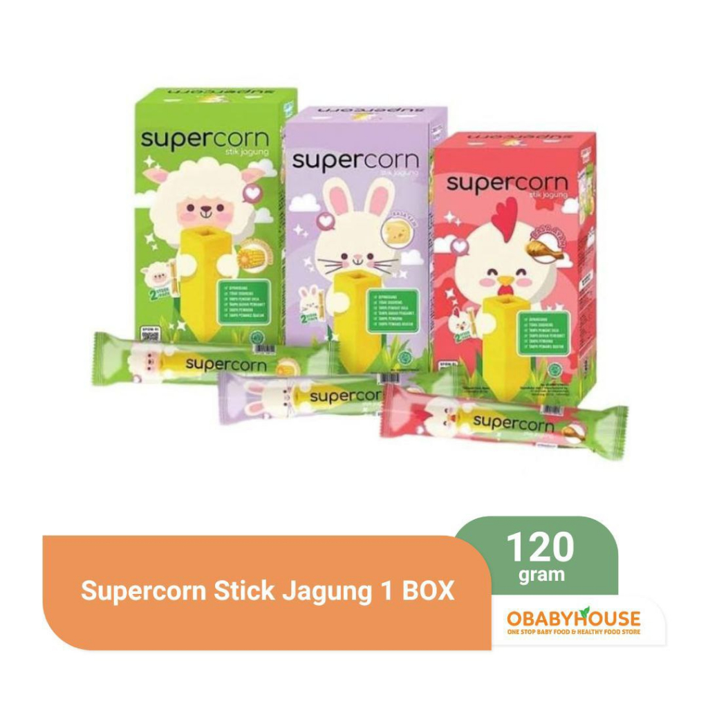 

Supercorn Stick Jagung 120 gr 1 BOX