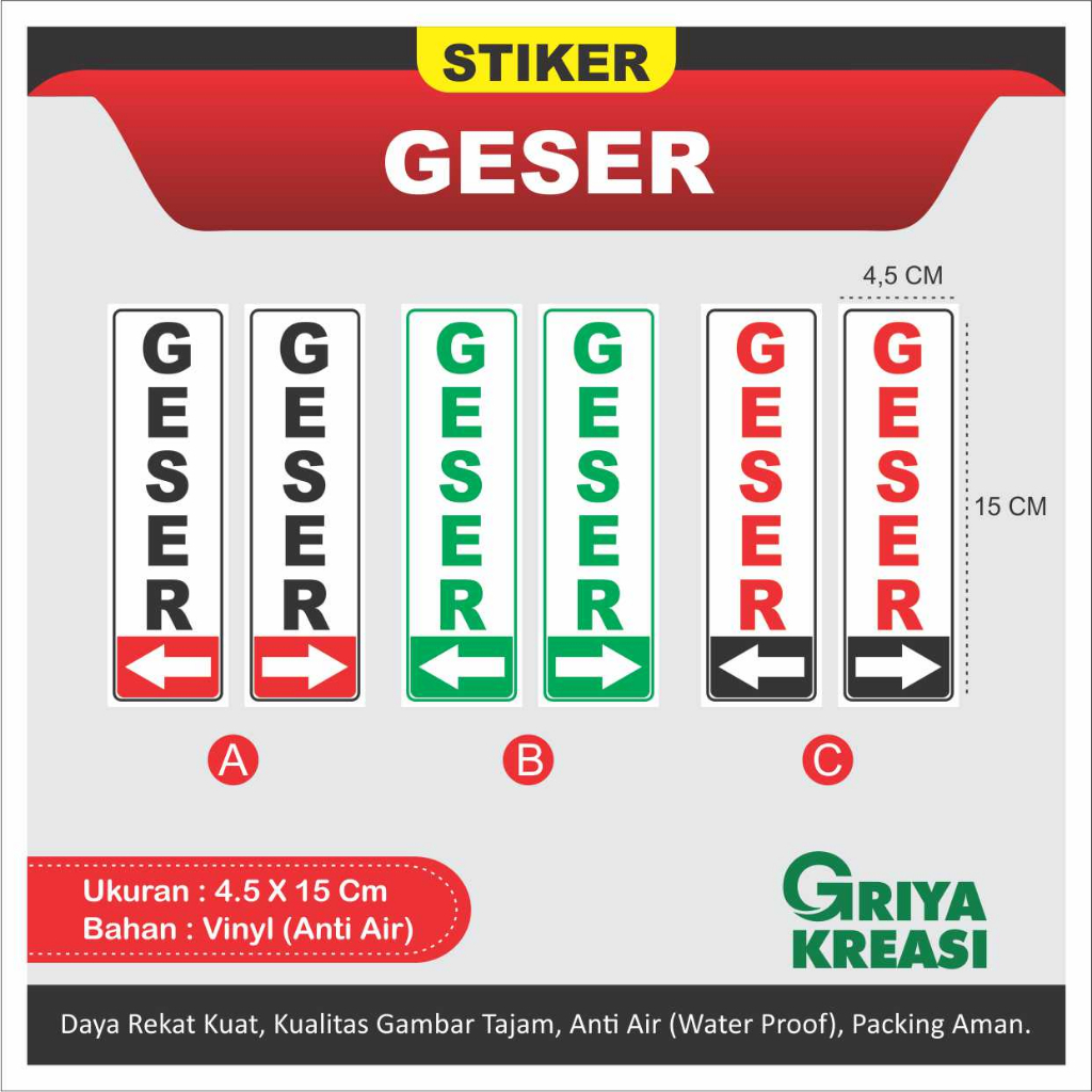 

STIKER GESER ANTI AIR