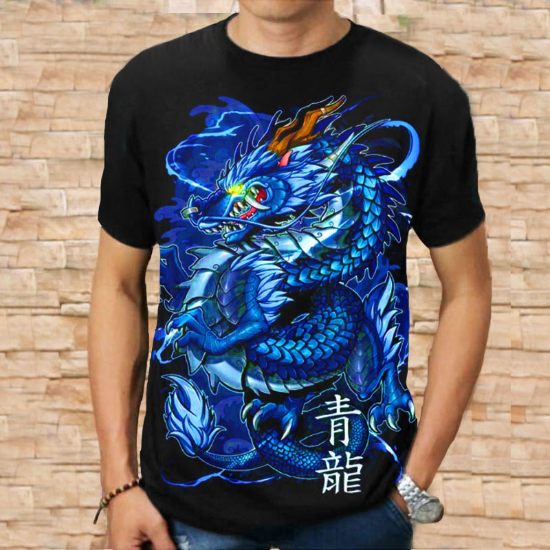 Baju Kaos T Shirt Distro Pria Dewasa Murah Motif Naga Kaos Cowok Import Premium Terbaru Kekinian Ban
