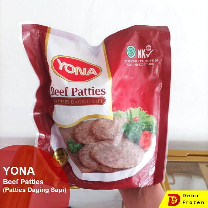 

YONA BEEF PATTIES 500GR