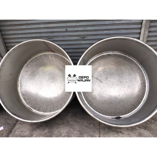 wajan jubung stainless ukuran 100cm