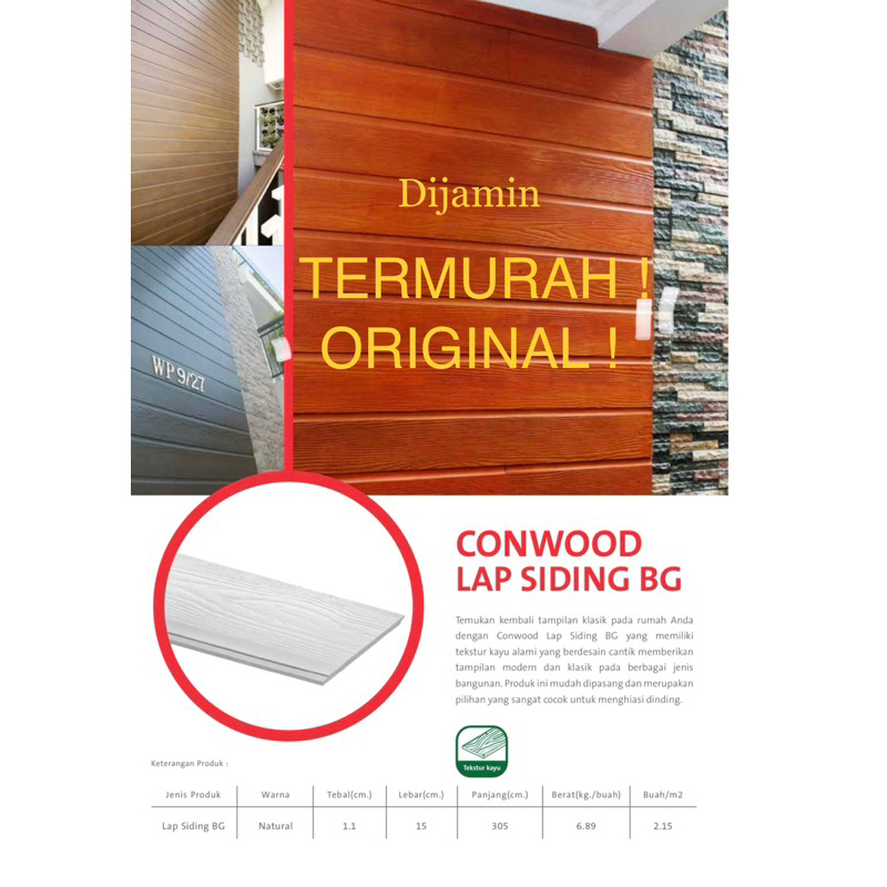 CONWOOD LAP SIDING BG