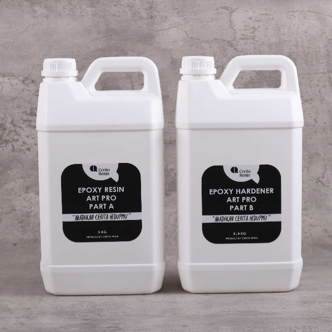 Epoxy Resin Art Pro Bening (Resin 5 kg + Hardener 2,5 kg)