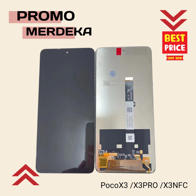 LCD TOUCHSREEN XIAOMI POCOPHONE X3 / POCO X3 PRO / X3 NFC ORI BLACK